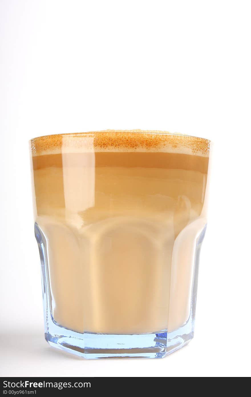 Coffee on white