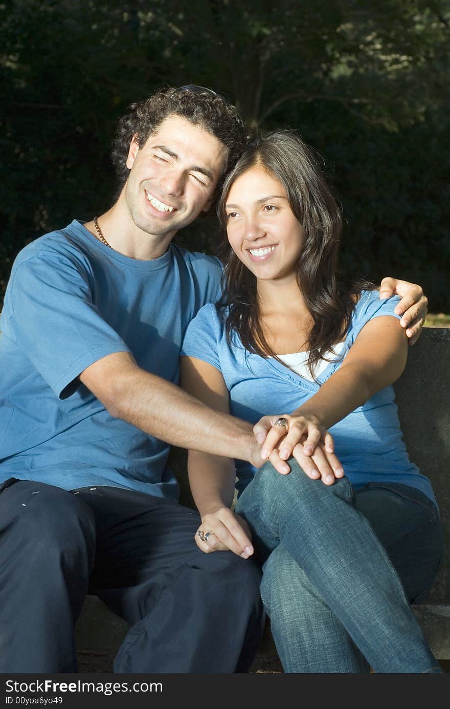 Happy, Smiling Couple. Vertical