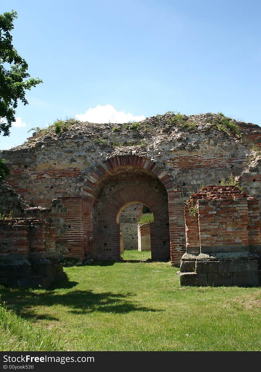 This is the Roman ruins (Felix Romvliana) East Serbia