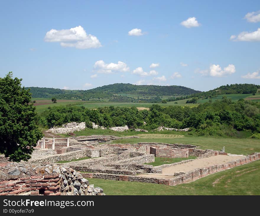 This is the Roman ruins (Felix Romvliana) East Serbia