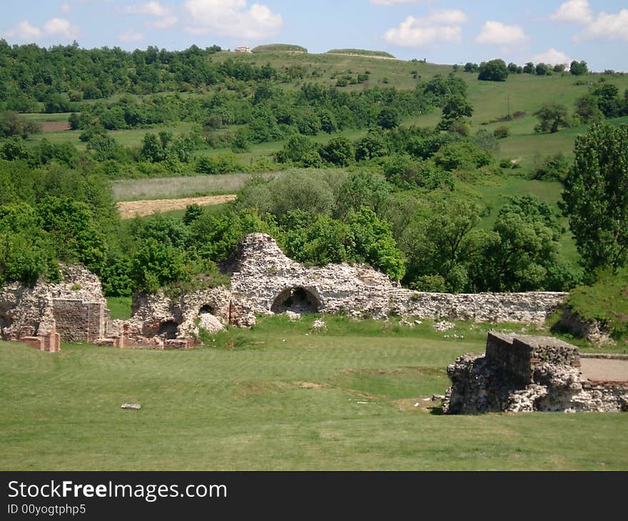 This is the Roman ruins (Felix Romvliana) East Serbia