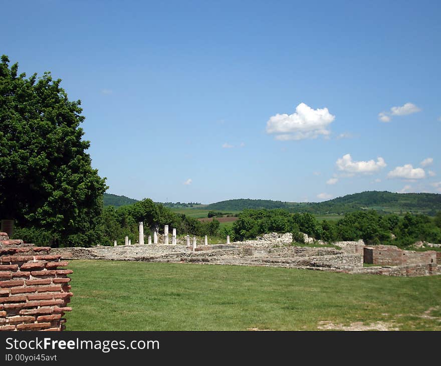 This is the Roman ruins (Felix Romvliana) East Serbia