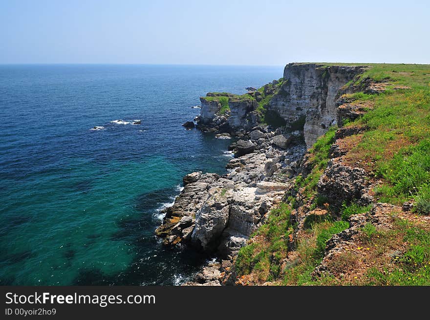 Coastal landscape from Bulgaria, Europe