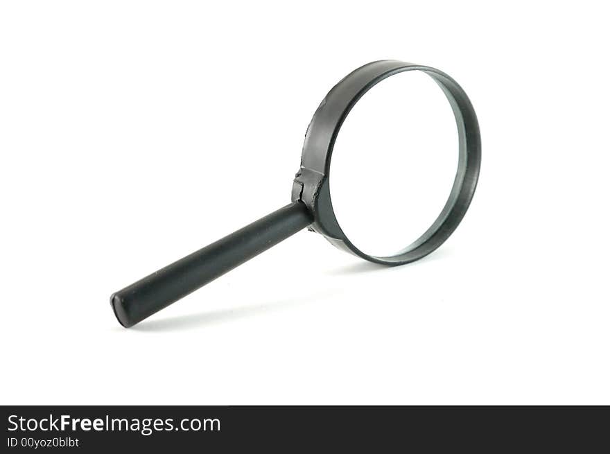 Black magnifying glass