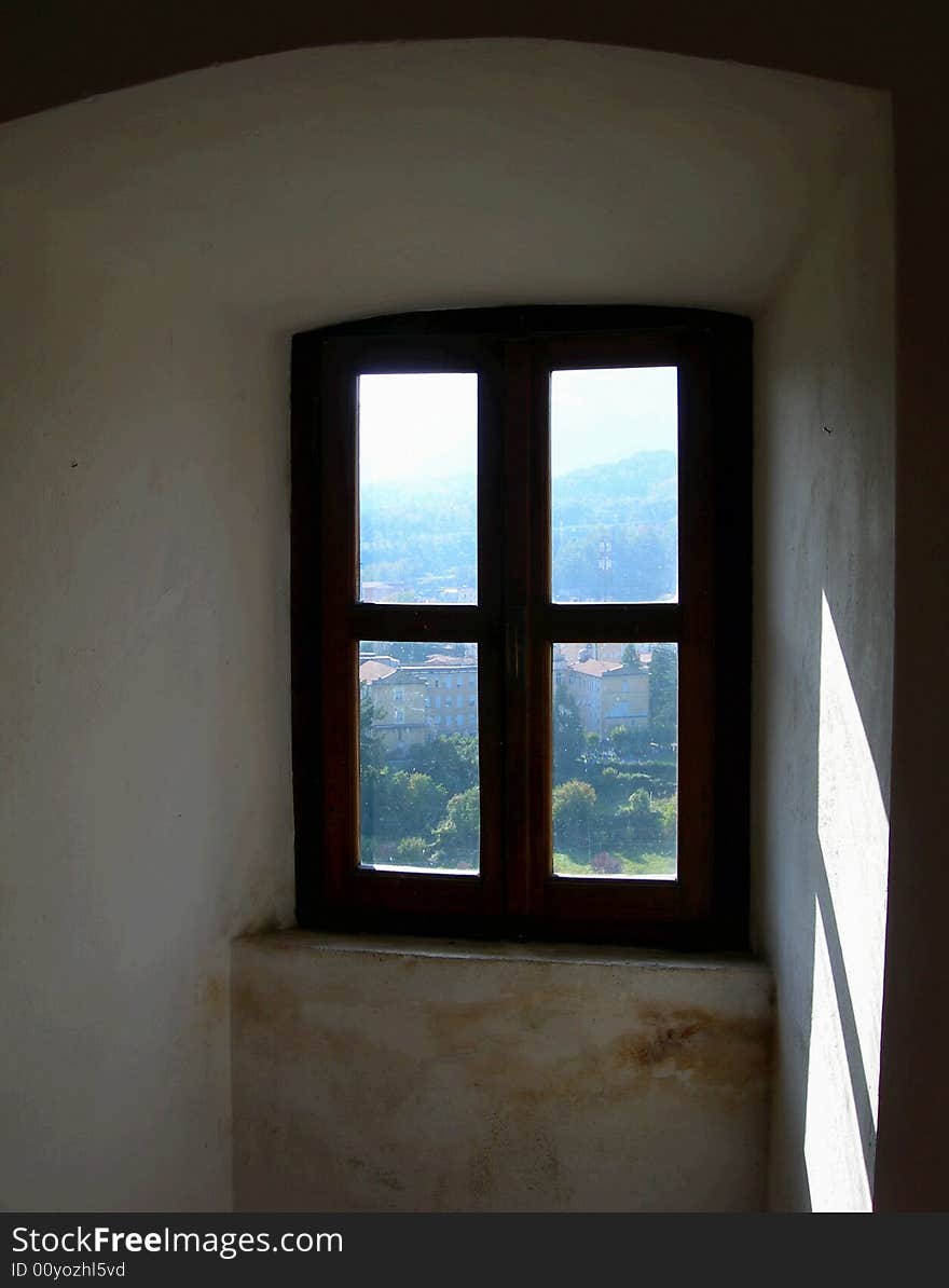 Window In Old, Rundown House