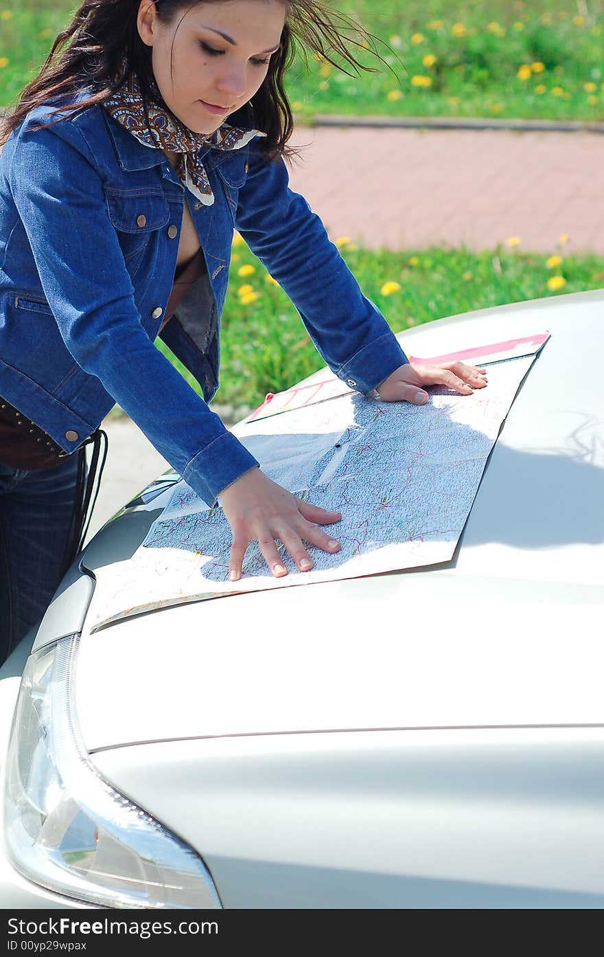 Woman With Map