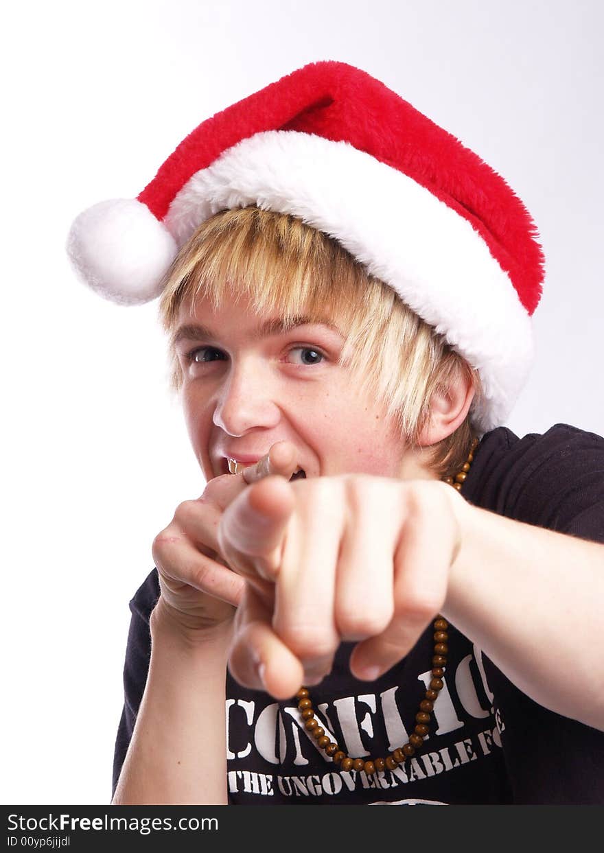 Teen Punk Santa