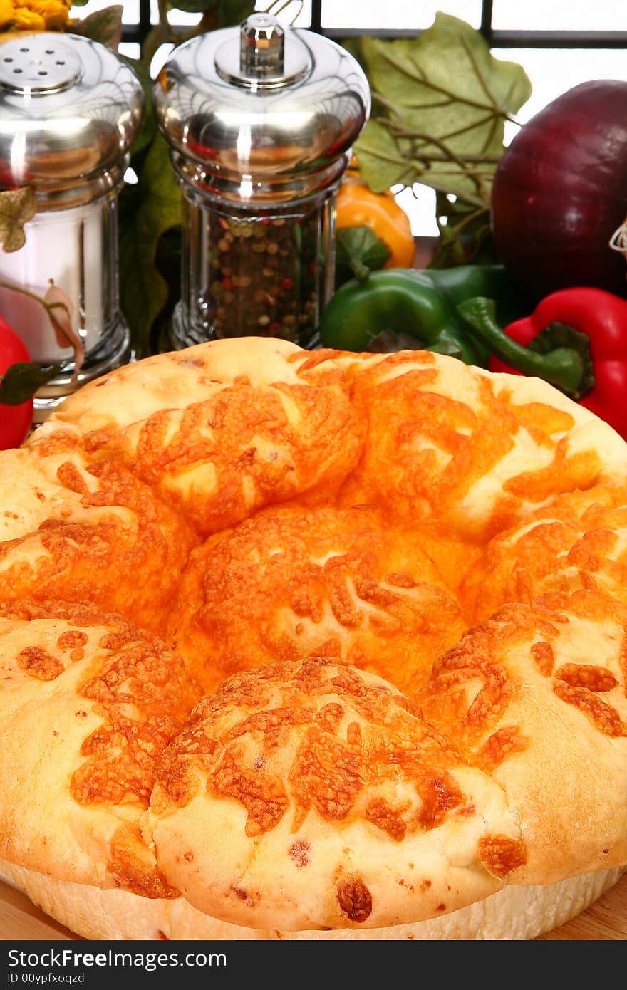 Cheddar Cheese Roll Bread