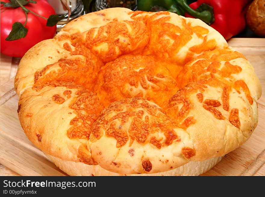 Cheddar Cheese Roll Bread