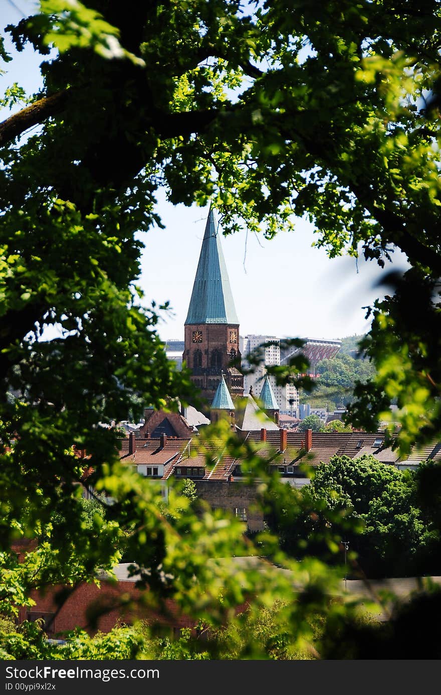 The church in the trees