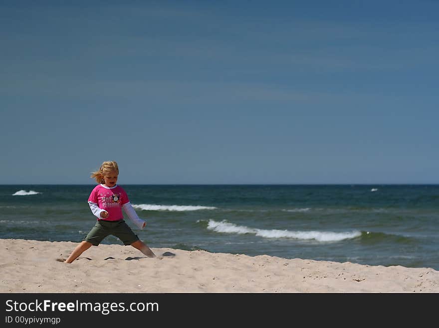 Girl on the beach