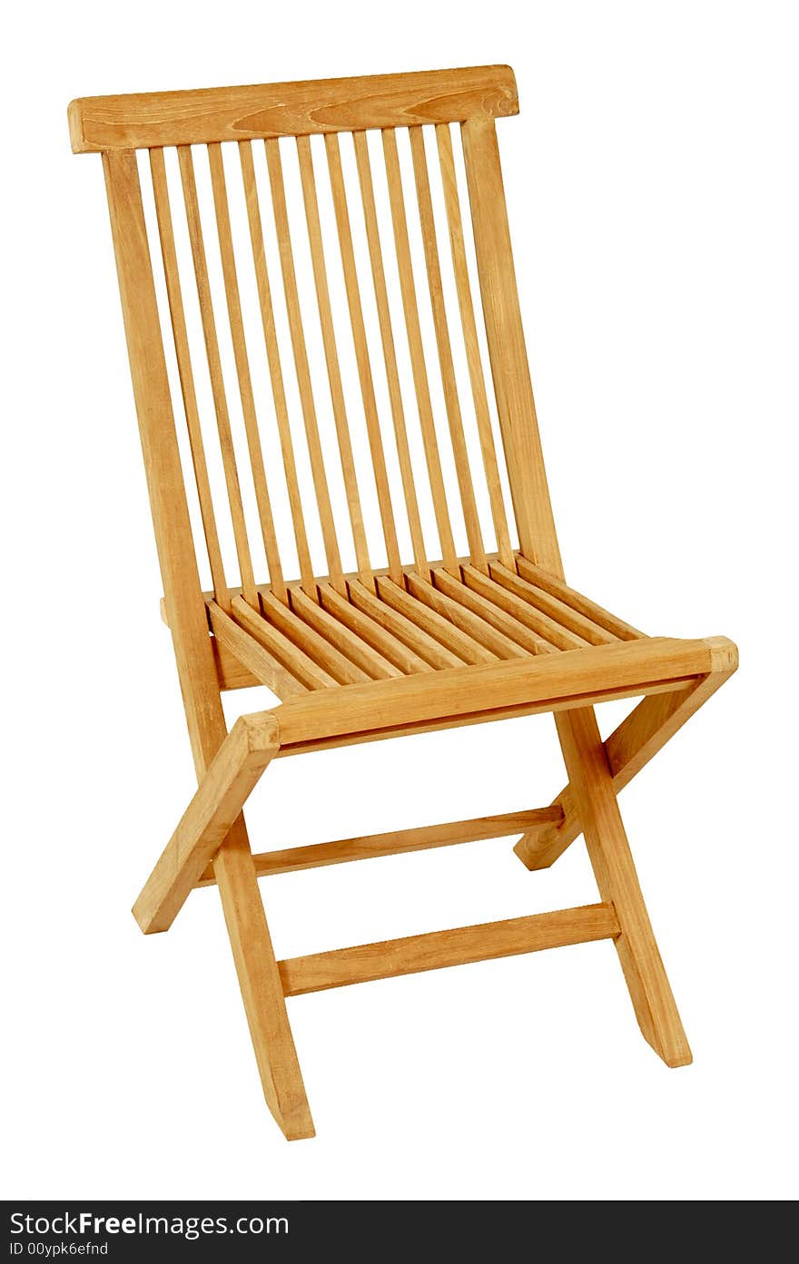 Isolated  wood chair