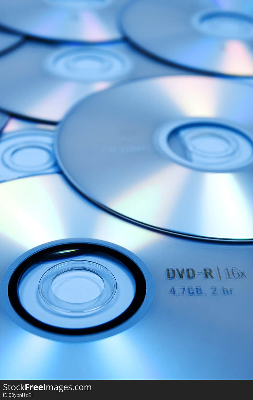 Blue DVD S Background