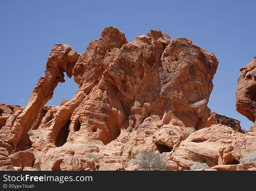 Elephant Rock Valley Of Fire, Nevada