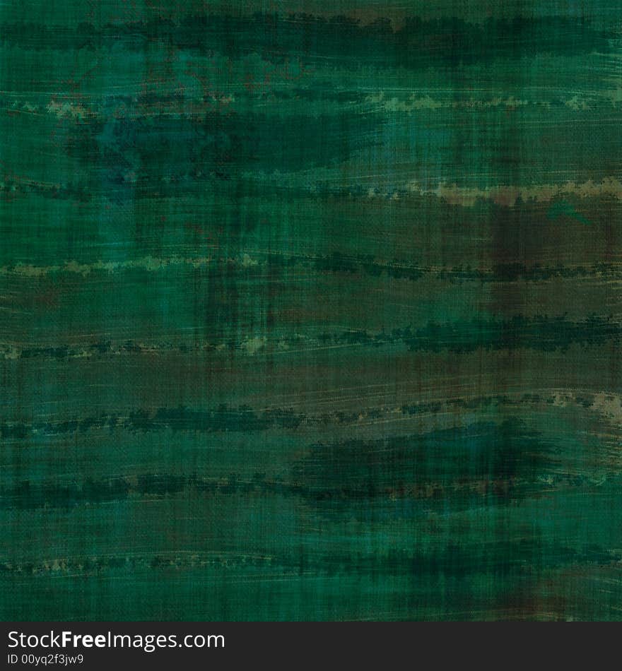 Dark green painted canvas with space for text. Dark green painted canvas with space for text