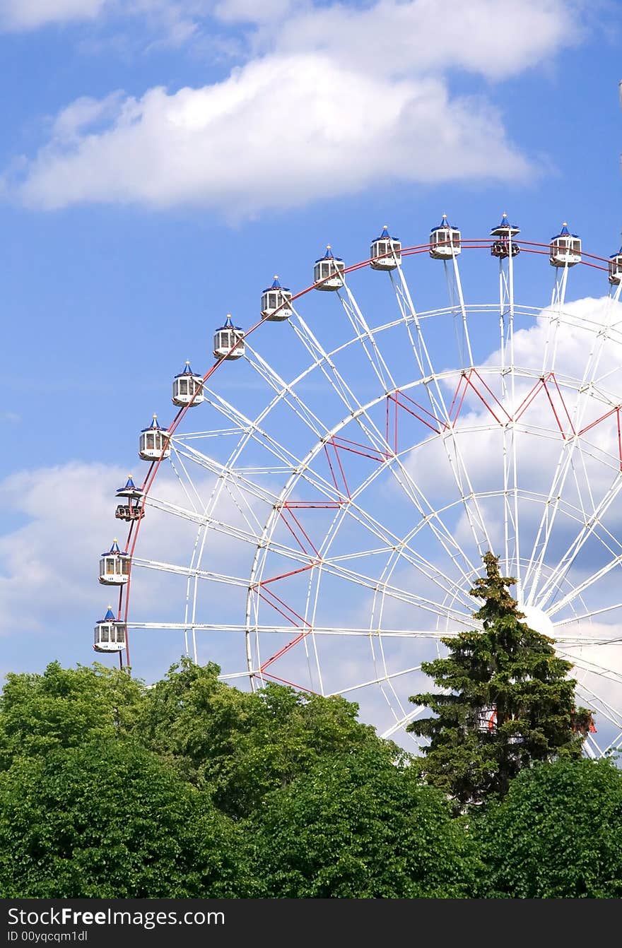 Wonder wheel in the park