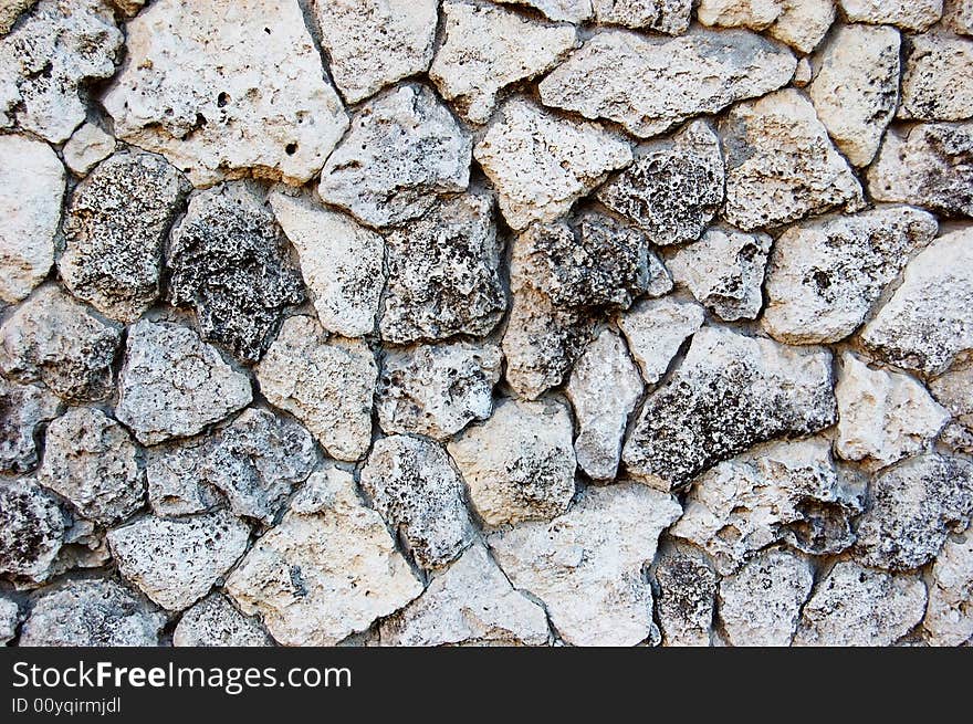 Old stone wall as background