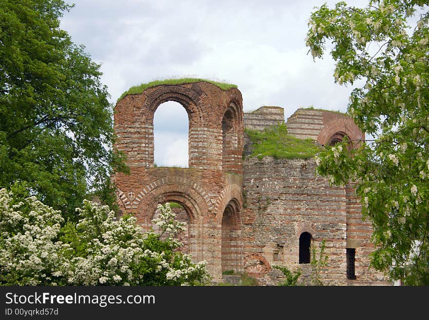 Ruins of Kaiserthermen in Trier, Germany. Ruins of Kaiserthermen in Trier, Germany