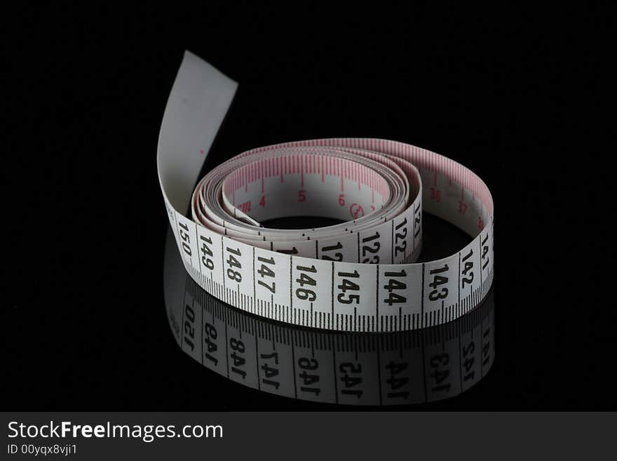 Close-up of a measuring tape. Close-up of a measuring tape