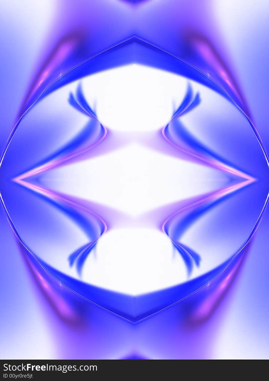 Blue fractal. Abstraction. Multi-coloured structure. Blue fractal. Abstraction. Multi-coloured structure.