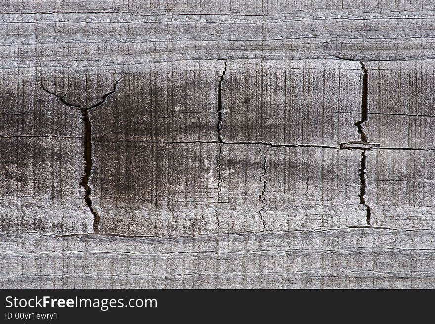 Closeup of a weathered wood plank.