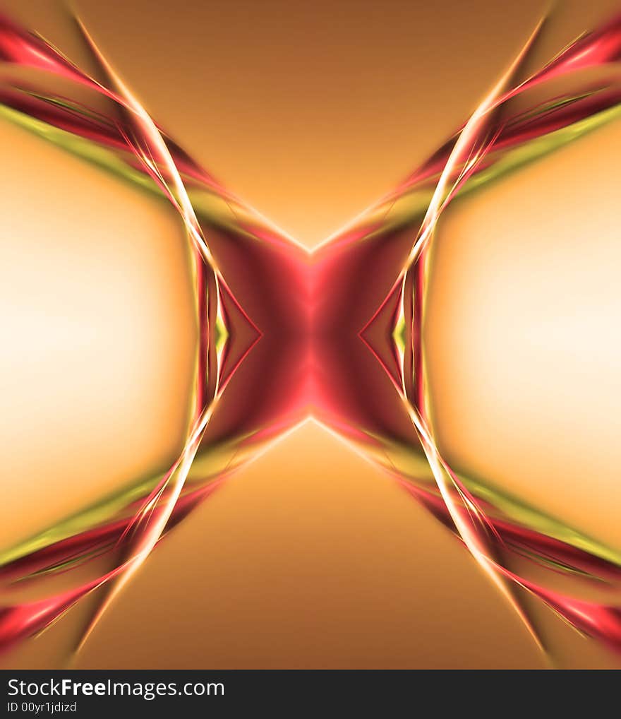 Fractal. Abstraction. Multi-coloured structure.