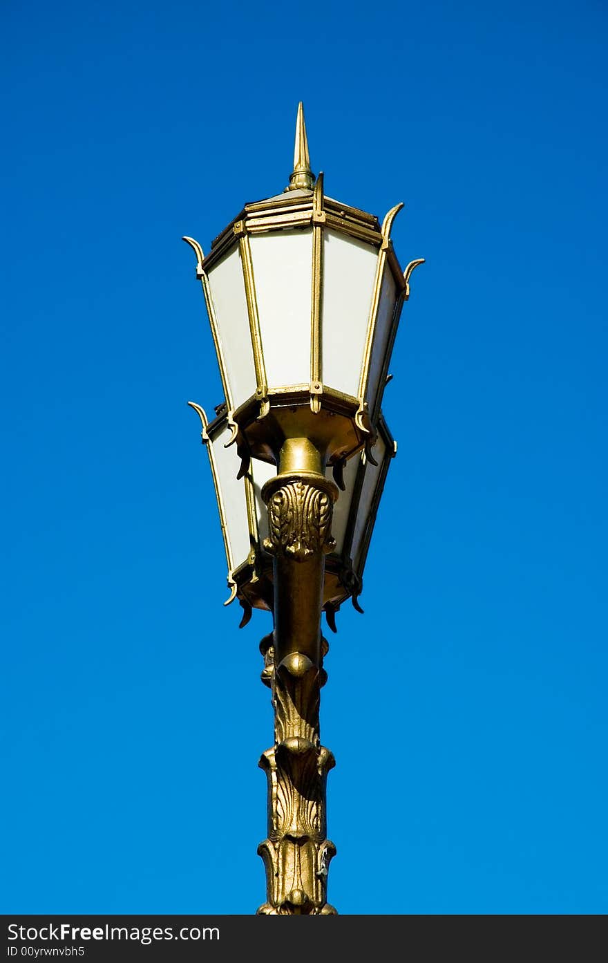 Old street light in Buenos Aires, Argentina.