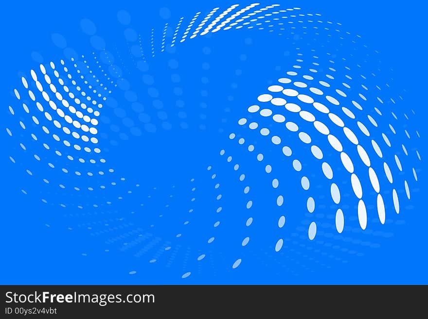 Vector illustration of abstract blue