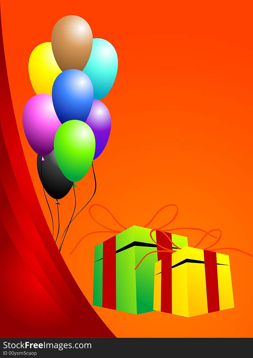 Gifts And Balloons