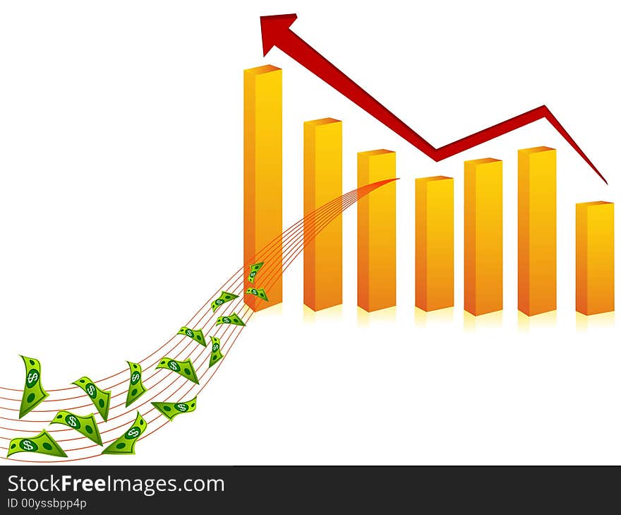 Rising finance graph