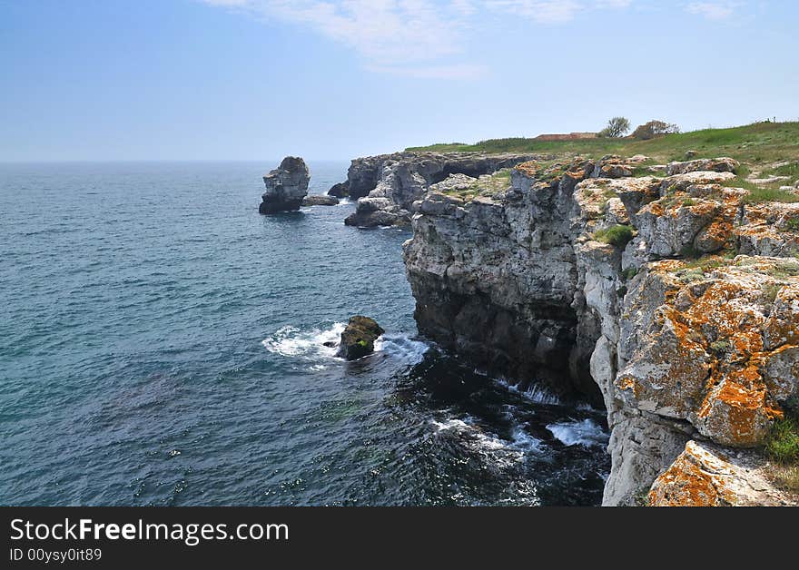 Coastal landscape from Bulgaria, Europe