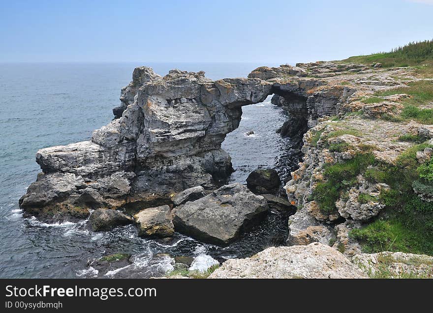 Coastal landscape from Bulgaria, Europe