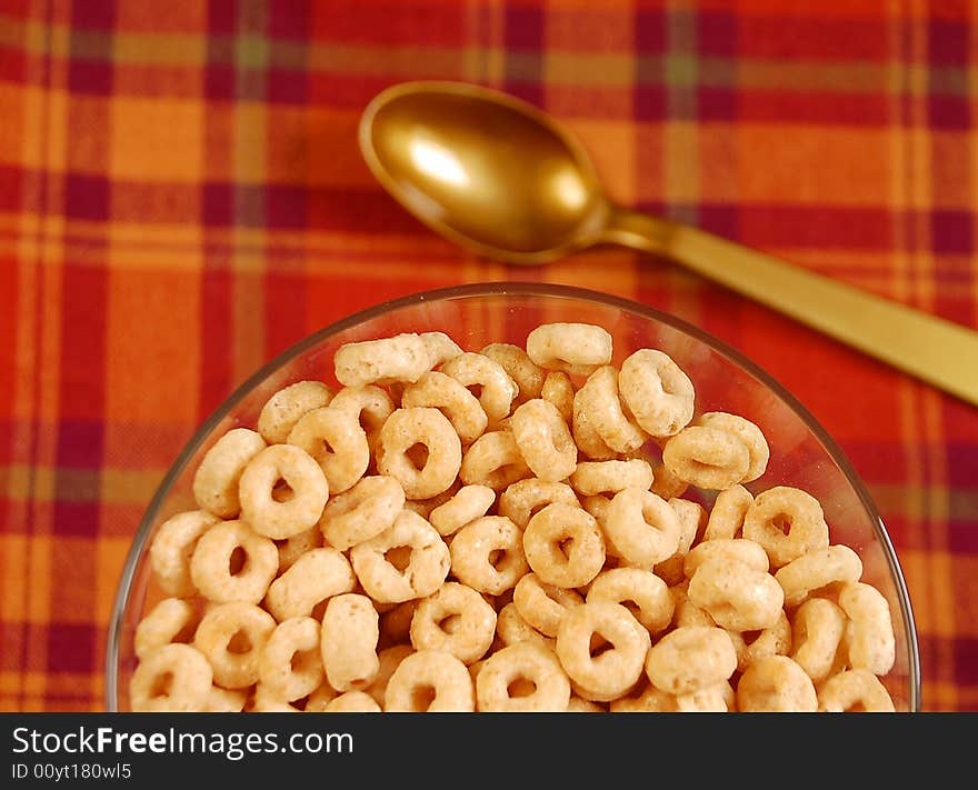 Breakfast Cereal And Spoon