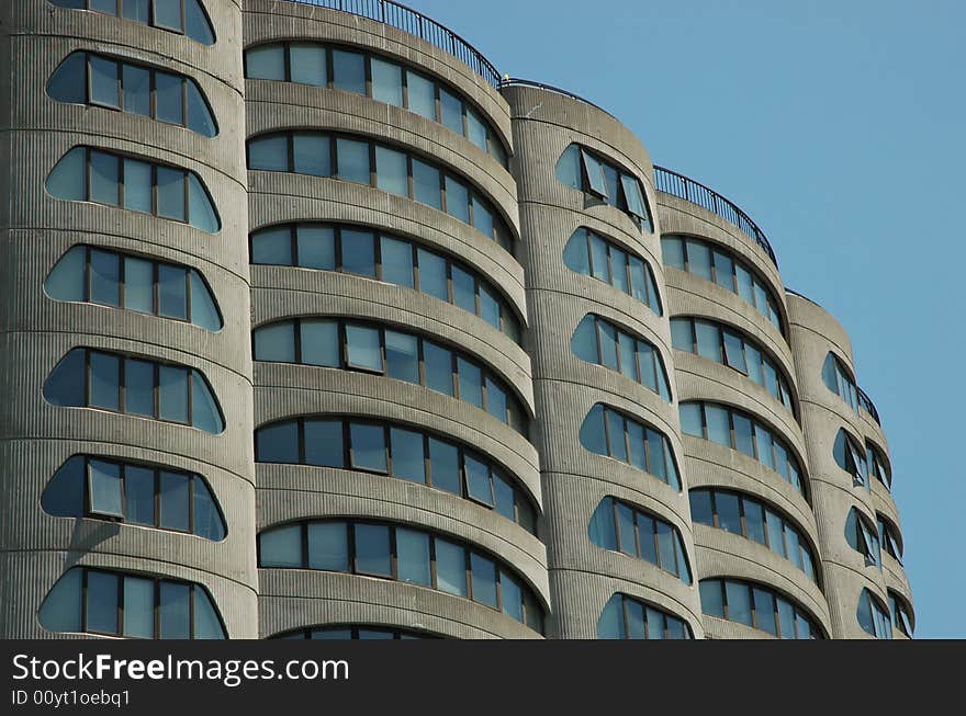 River City Condominium Building on Wells Street in Chicago, Illinois