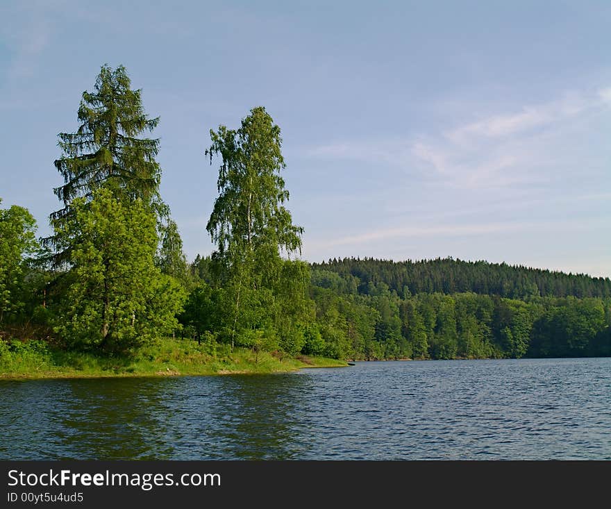 Lake landscape