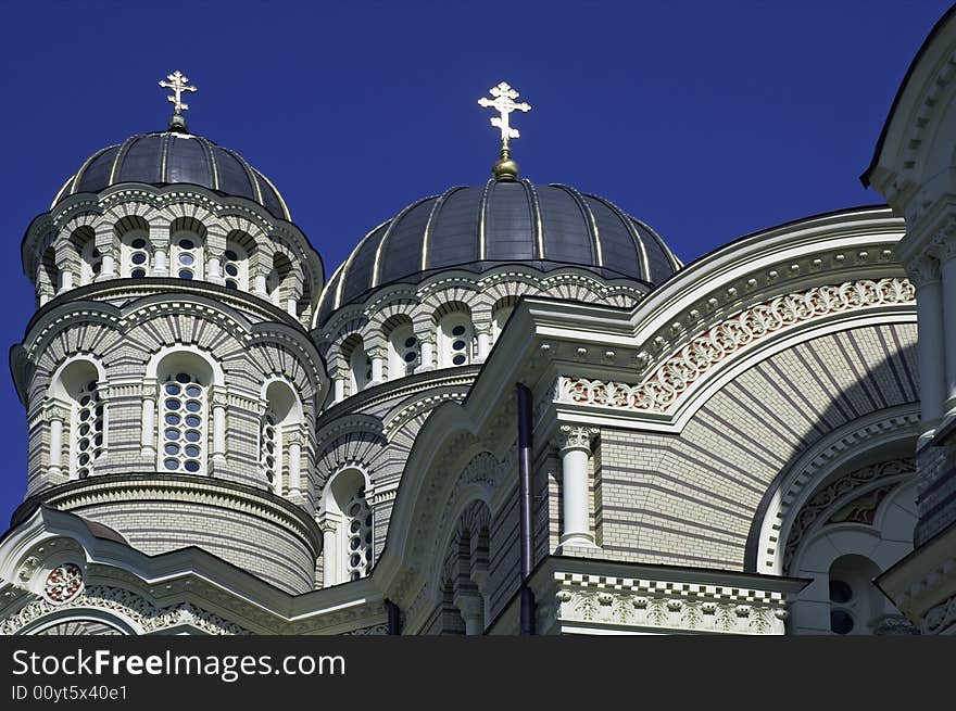 Biggest Russian Orthodox Church in Riga