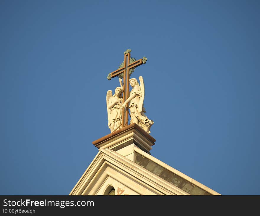 Cross In Blue Sky