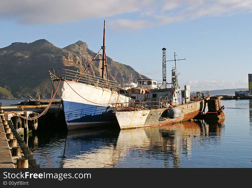 Derelict vessels in Hout Bay