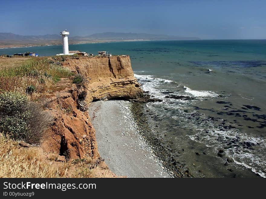 Llighthouse in Baja California, Mexico