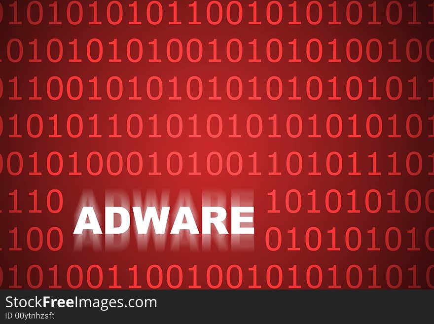 Adware Abstract Background in Web Security Series Set