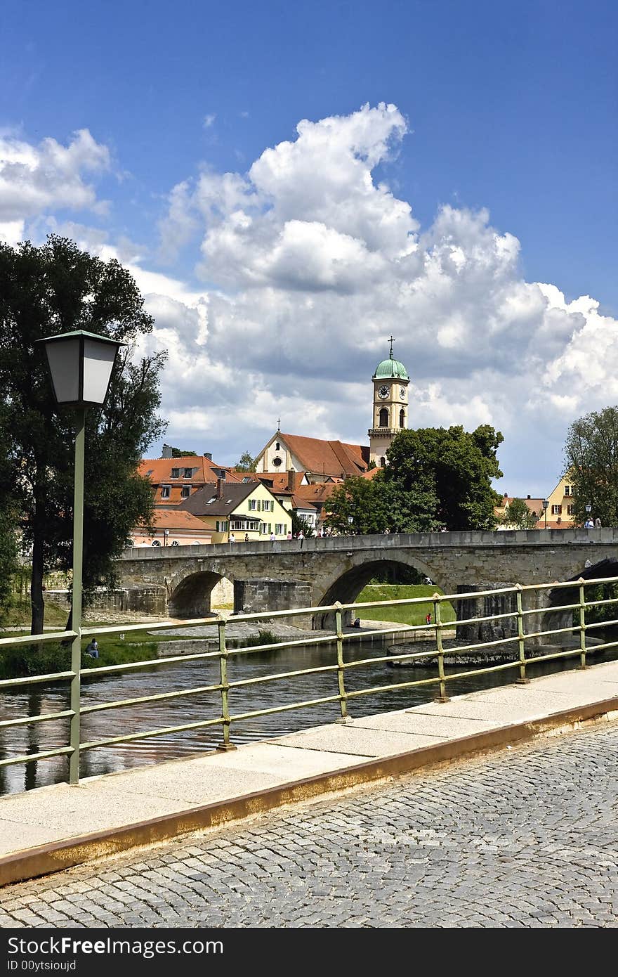 Old Church With Bridge