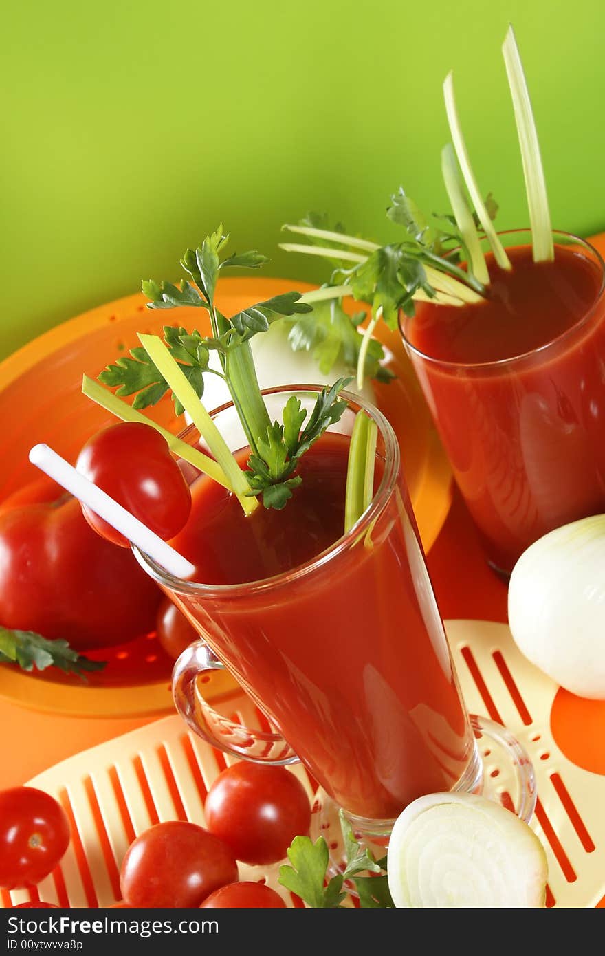 Fresh tomato juice