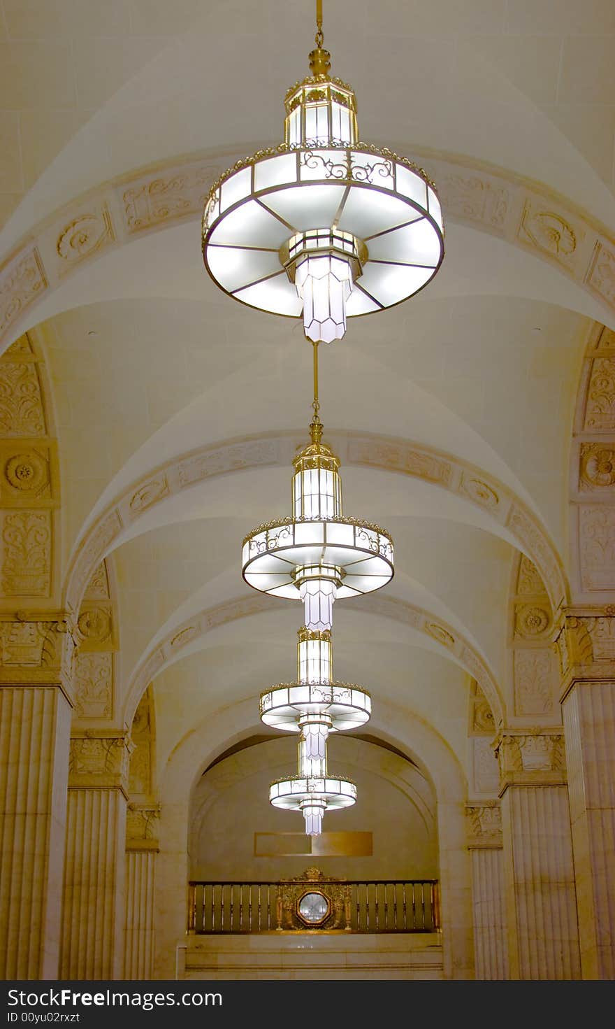 Round chandeliers