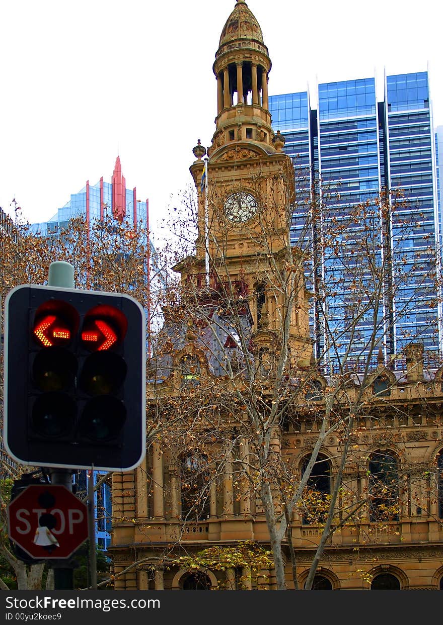 This scene always amuses me they don't give you much choice you just got to visit sydney town hall. This scene always amuses me they don't give you much choice you just got to visit sydney town hall