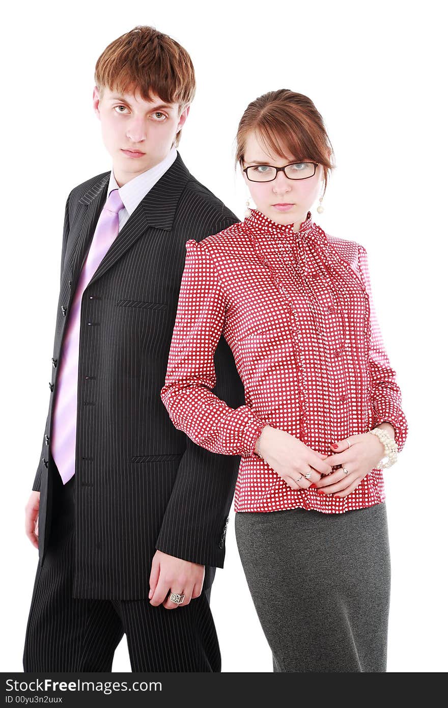 Group of business people working together in the office. Group of business people working together in the office.