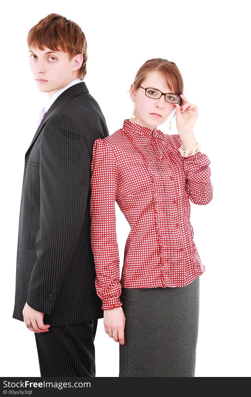 Group of business people working together in the office. Group of business people working together in the office.