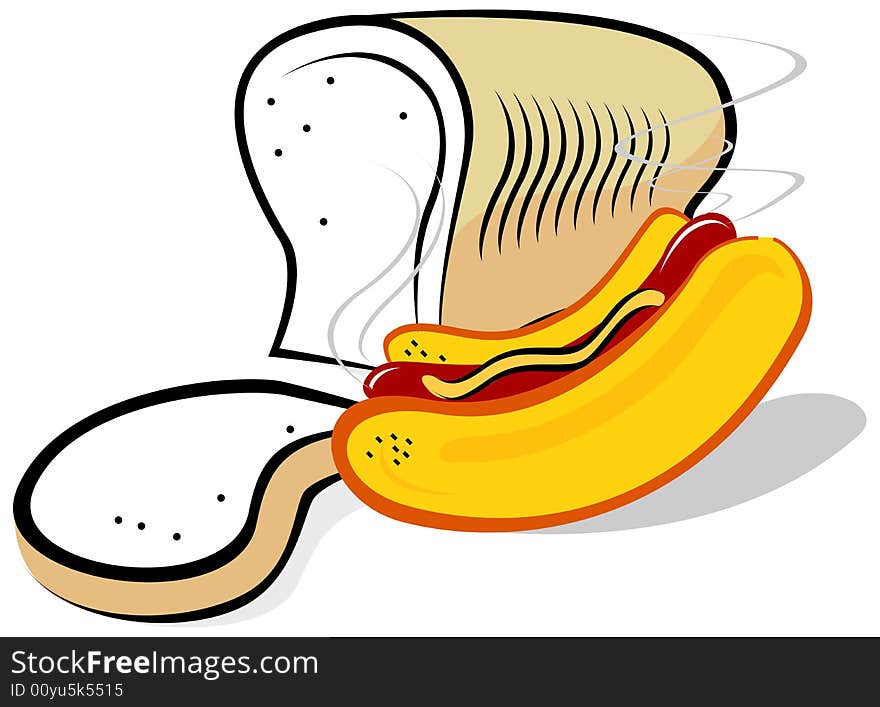 Bread And Hot Dog