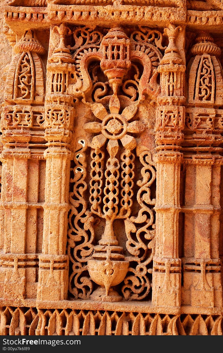 A out side view of a temple.