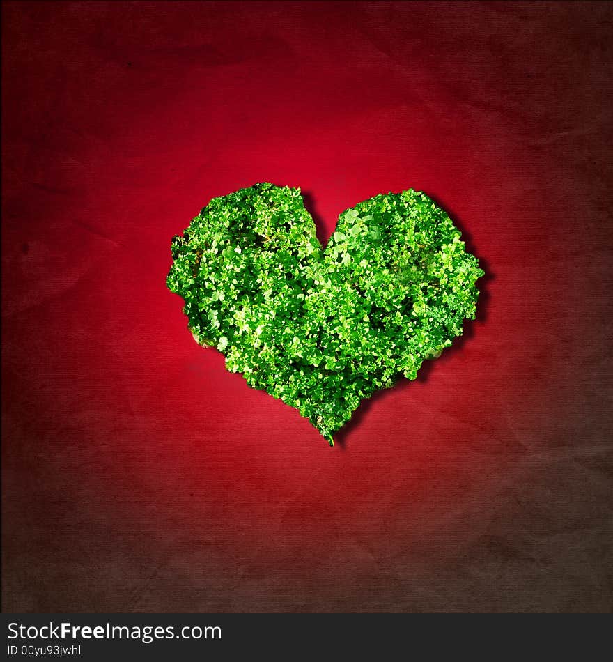 Leaf heart