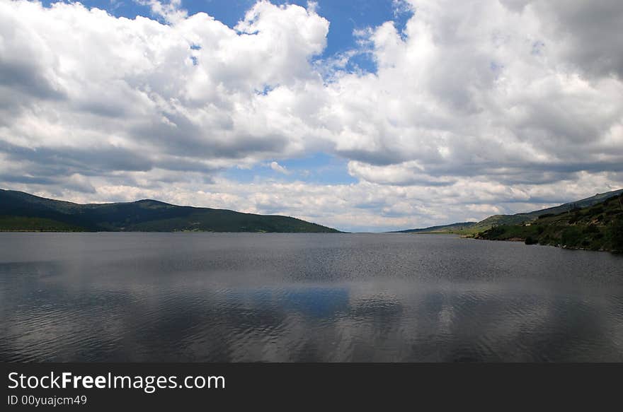 Lake & sky